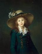 Portrait of Elisaveta Alexandrovna Demidov nee Stroganov (1779-1818), here as Baronesse Stroganova, elisabeth vigee-lebrun